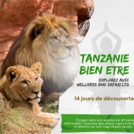 Safari et Retraite Santé en Tanzanie