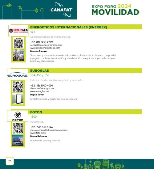 DIRECTORIO EXPO FORO MOVILIDAD 2024