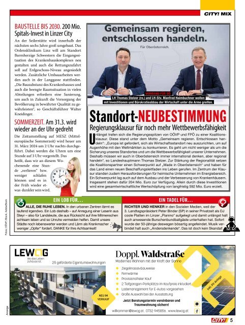 City-Magazin-Ausgabe-2024-03-Wels