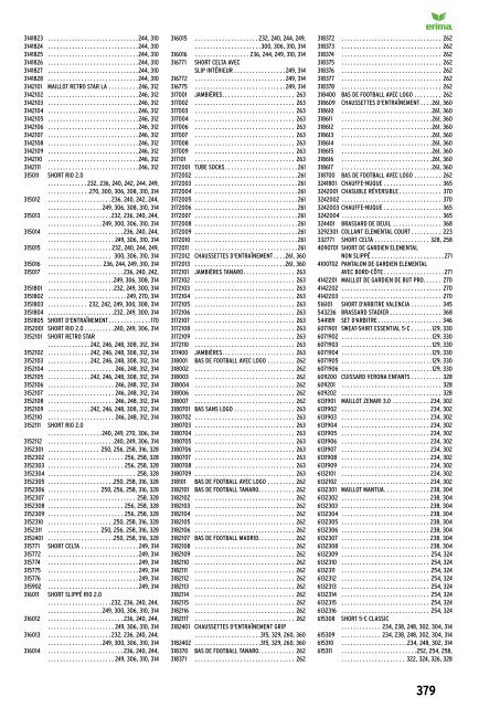 ERIMA Teamsport 2024 Frankreich (francais)