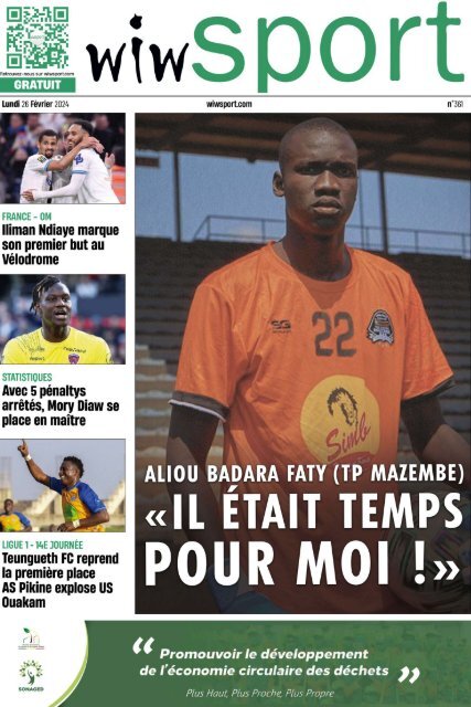 Journal wiwsport n361 - 26 février 2024