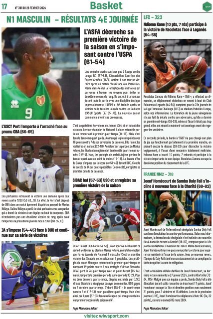 Journal wiwsport n361 - 26 février 2024