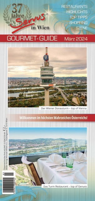 Servus in Wien - März 2024 - Sonderausgabe Donauturm
