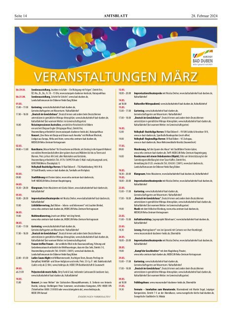 Dübener Wochenspiegel - Ausgabe 4 - Jahrgang 2024