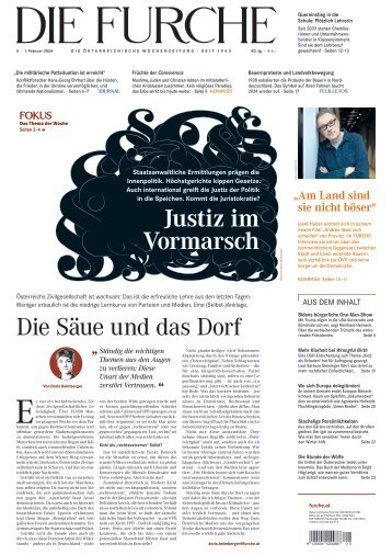 DIE FURCHE 01.02.2024