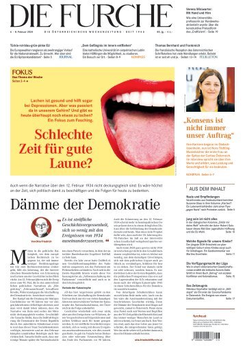DIE FURCHE 08.02.2024