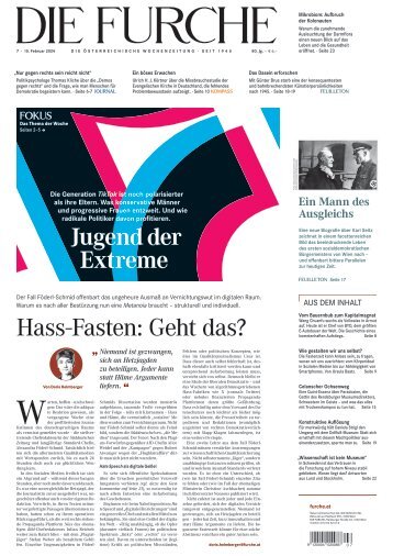 DIE FURCHE 15.02.2024