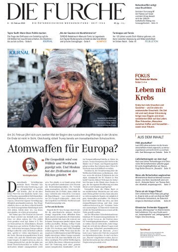 DIE FURCHE 22.02.2024