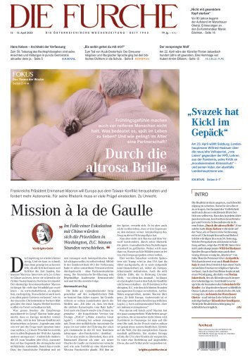 DIE FURCHE 13.04.2023