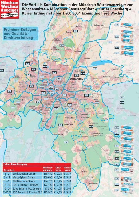 Media-Unterlagen - Wochenanzeiger München