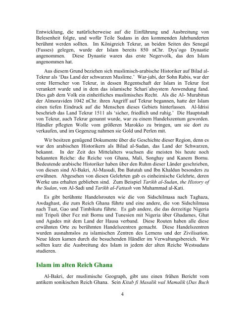 Verbreitung des Islam in Westafrika (teil 1 von 3) - IslamHouse.com