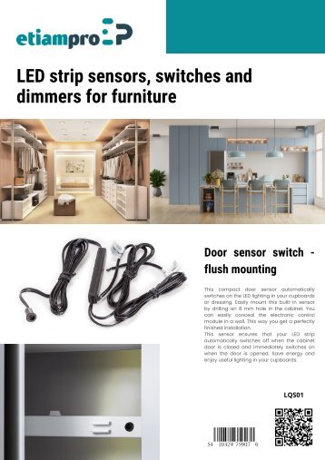 Etiampro LED strip sensors EN