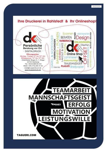 Die Tegelsburg No. 15 - Wo Handball lebt - Hallenheft 3. Liga 1. Herren vs. Oranienburger HC