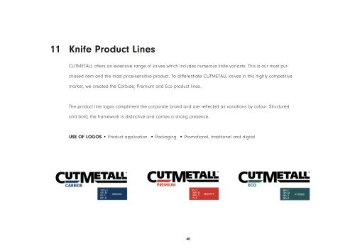 CUTMETALL Brandbook