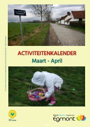 Activiteitenkalender LDC Egmont - maart & april 2024