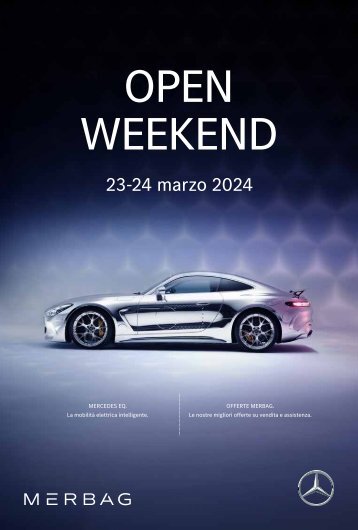 Open Weekend - 23-24 marzo 2024