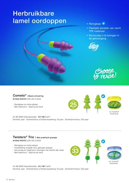 Moldex – Persoonlijke bescherming – Catalogus 2023/24