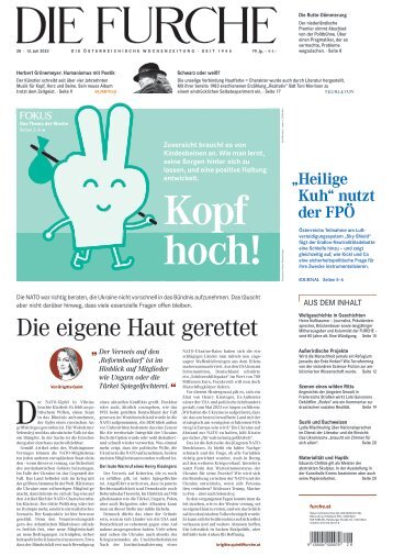 DIE FURCHE 13.07.2023