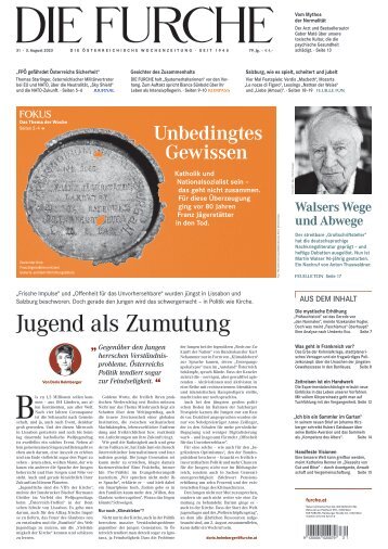 DIE FURCHE 03.08.2024