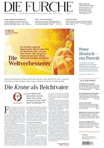DIE FURCHE 24.08.2023