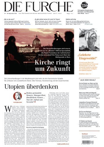 DIE FURCHE 28.09.2023
