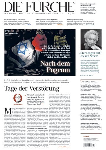 DIE FURCHE 19.10.2023