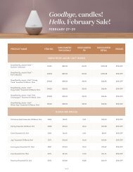 February Sale Price Sheet 2024