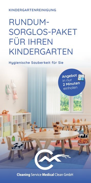 Kindergartenreinigung mit Medical Clean