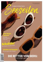Seeseiten – das Magazin für die Region Tegernsee, Nr. 76, Ausgabe Frühling 2024