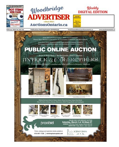 Woodbridge Advertiser/AuctionsOntario.ca - 2024-02-27