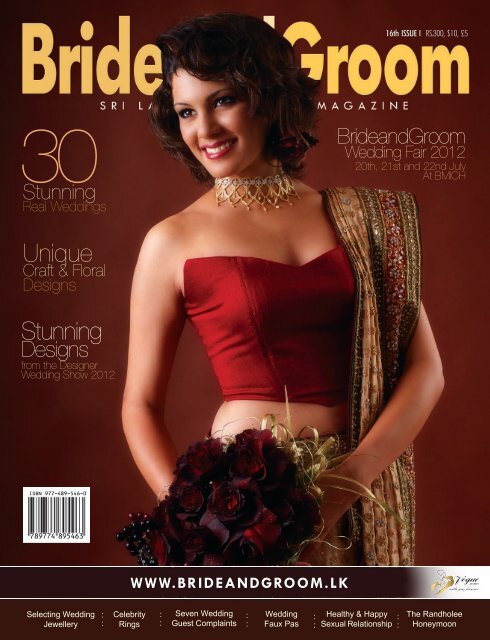 16th issue of BrideandGroom wedding magazine