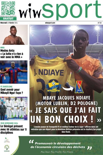 Journal wiwsport n362 - 28 février 2024