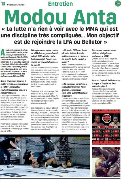 Journal wiwsport n362 - 28 février 2024