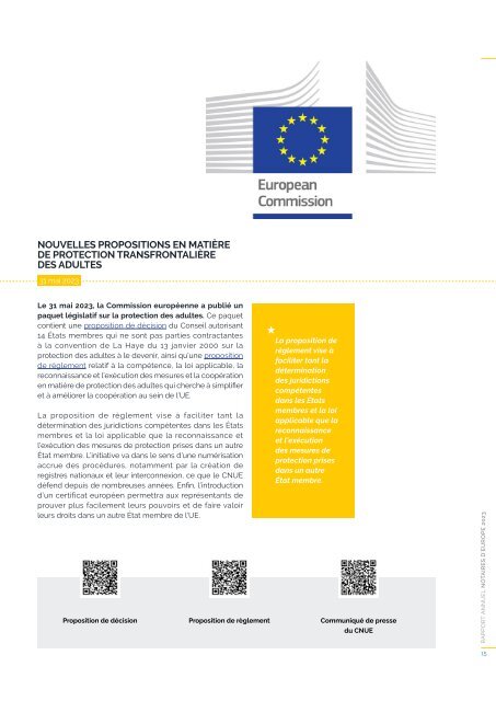 Rapport annuel du CNUE - 2023