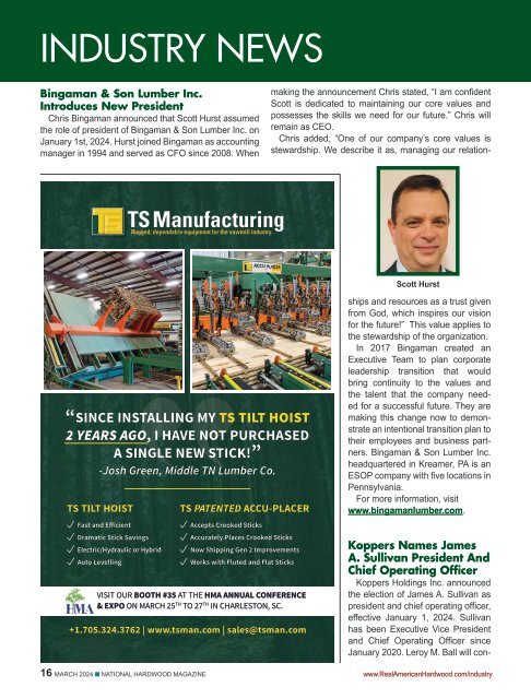 National Hardwood Magazine - March 2024