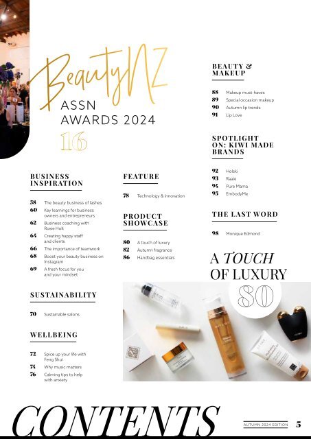 BeautyNZ Magazine Autumn 2024