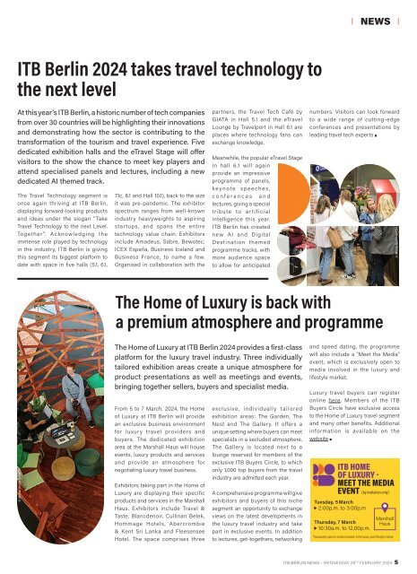 2024 ITB BERLIN NEWS - PREVIEW Edition