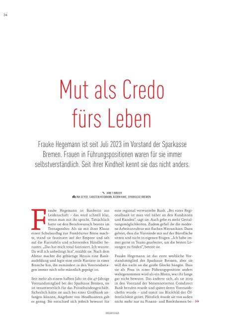 BREMISSIMIA Magazin | März - April 2024