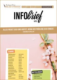 infobrief März GYM