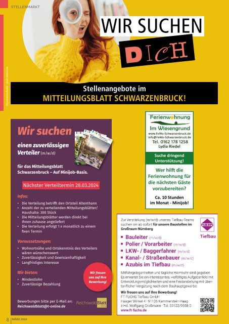 Mitteilungsblatt Schwarzenbruck - März 2024