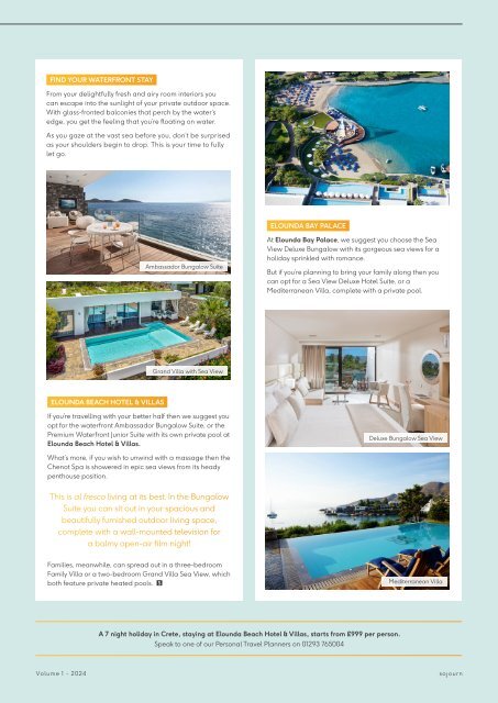 Sojourn | Sovereign Luxury Travel Magazine Volume 1 2024