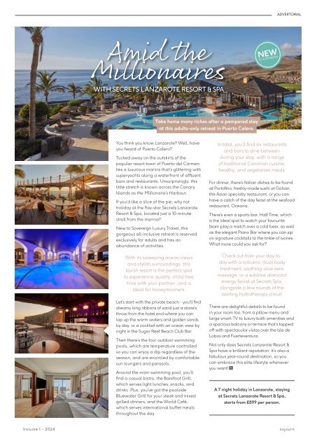 Sojourn | Sovereign Luxury Travel Magazine Volume 1 2024