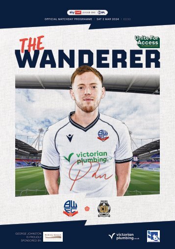 Bolton Wanderers vs Cambridge United