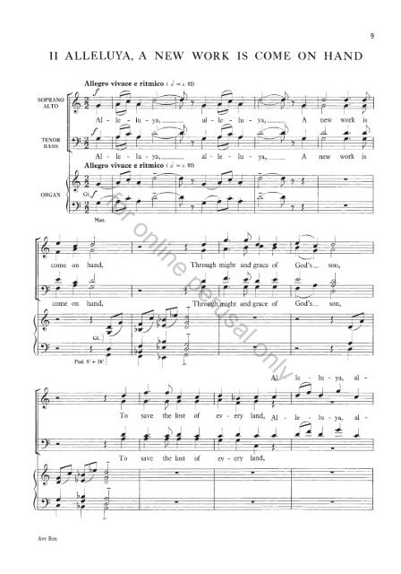 Mathias Ave Rex vocal score