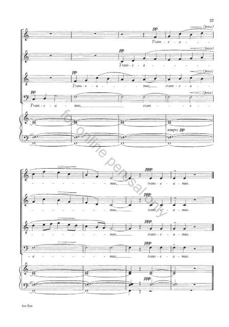 Mathias Ave Rex vocal score