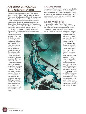 appendix 2: koliada the winter witch