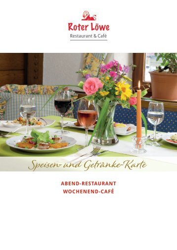 RESTAURANT_RoterLoewe_SpeisenGetraenkeKarte