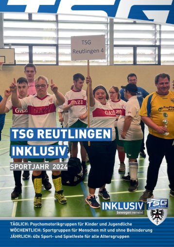 45 Jahre TSG Inklusiv Abteilung Veranstaltungsbroschüre 2024