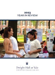 Dwight Hall 2023 Year in Review