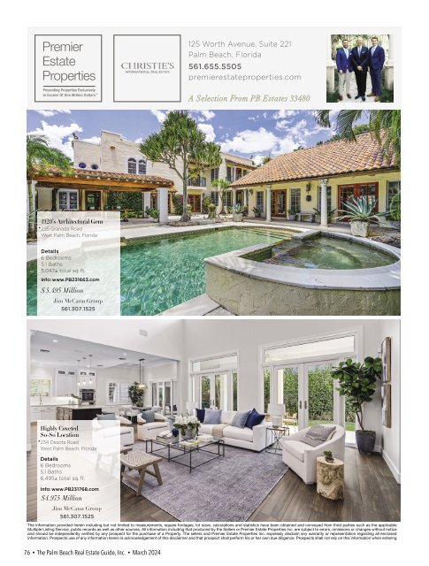 Palm Beach Real Estate Guide March 2024